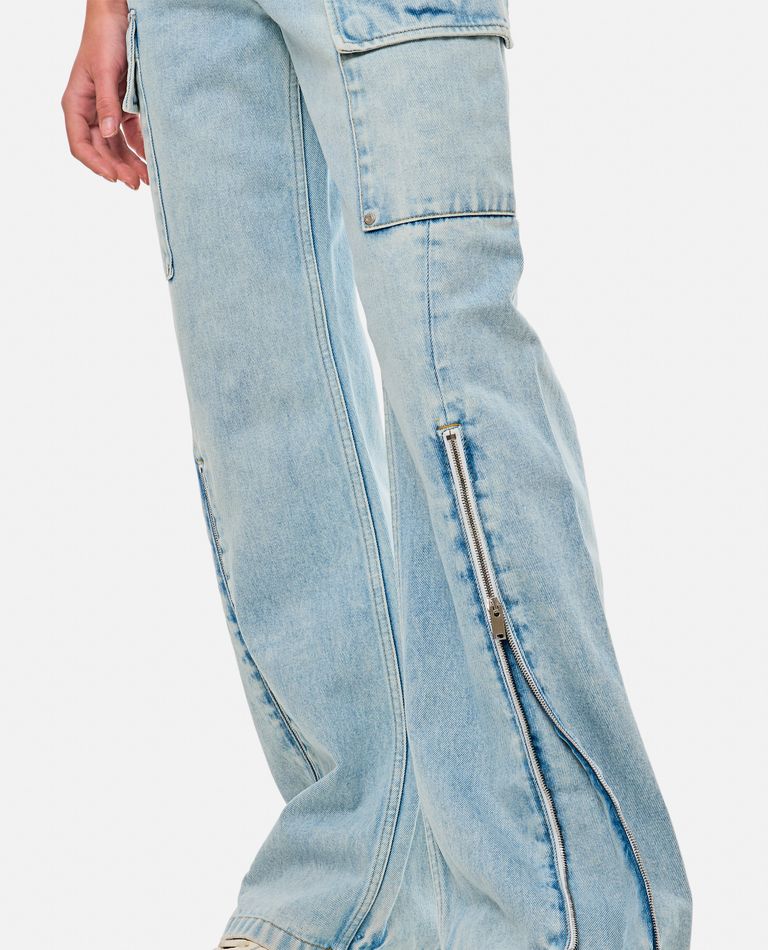 デニム・ジーパン STELLA MCCARTNEY FRONT ZIP CARGO DENIM FRONT ZIP CARGO DENIM for Women - Stella McCartney sale | Biffi