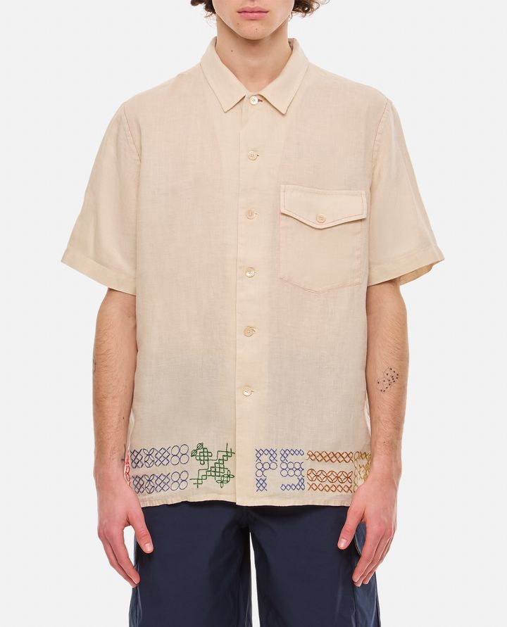 PS Paul Smith - CASUAL FIT  EMBROIDERY SHIRT_1