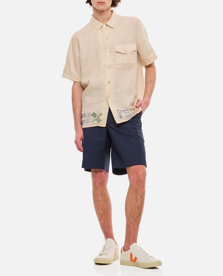 Shop Ps By Paul Smith Cargo Short In Blue