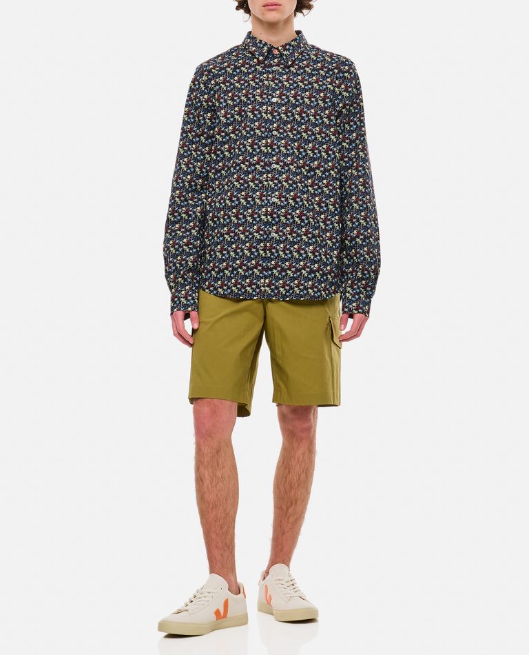 Shop Ps By Paul Smith Cargo Short In Green