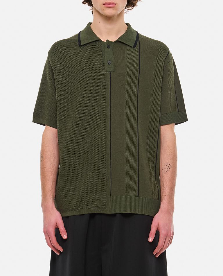 Shop Jacquemus Juego Polo Shirt In Green