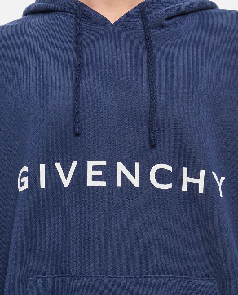 BOXY FIT HOODIE WITH POCKET BASE for Men - Givenchy sale | Biffi