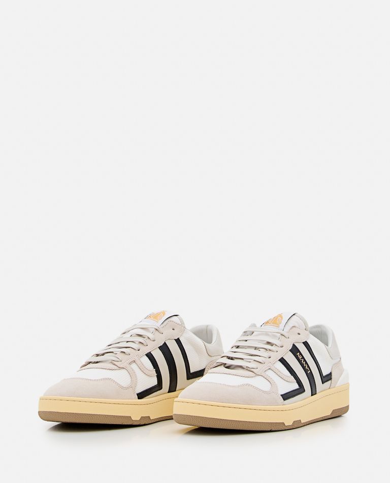 Shop Lanvin Clay Low Top Sneakers In White