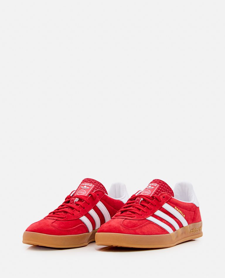 Shop Adidas Originals Gazelle Indoor Sneakers In Red