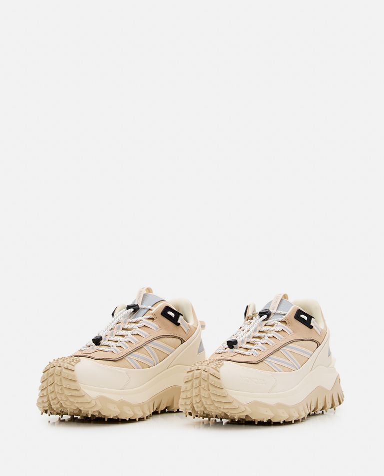Shop Moncler Trailgrip Low Top Sneakers In White