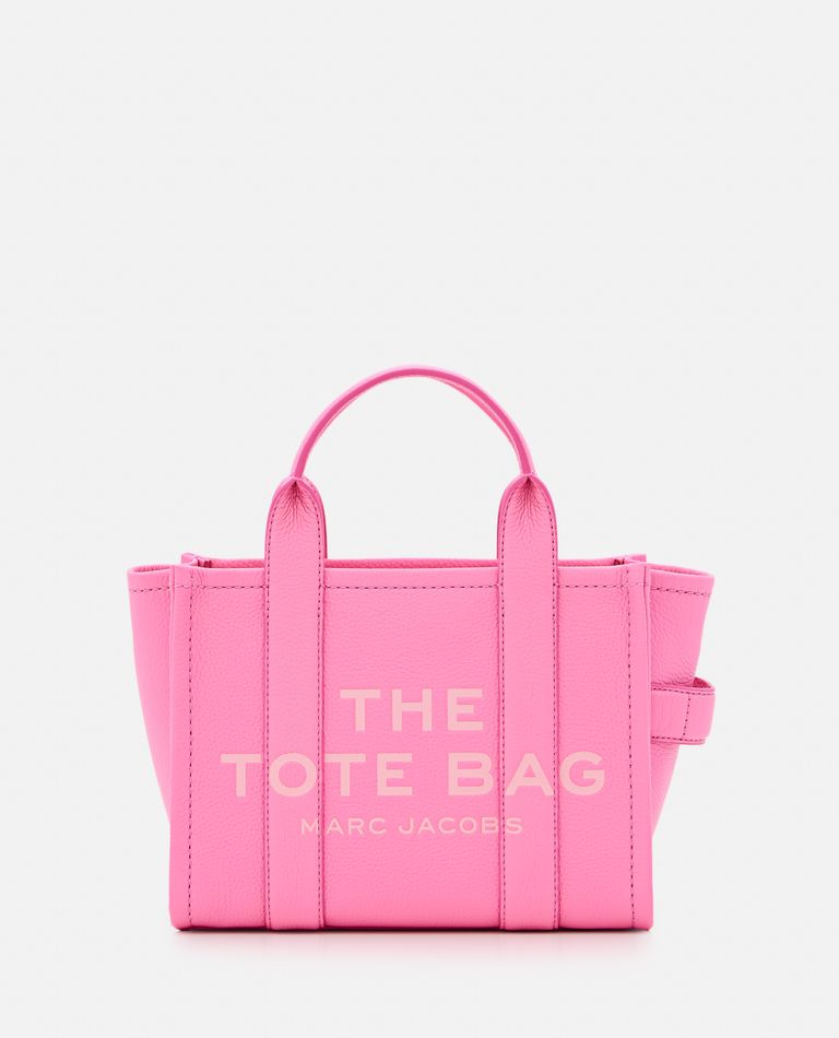 Shop Marc Jacobs The Small Leather Tote Bag In Rose