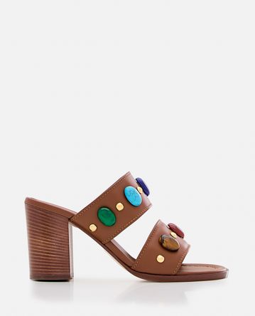 Gianvito Rossi - LEATHER HEELED MULES