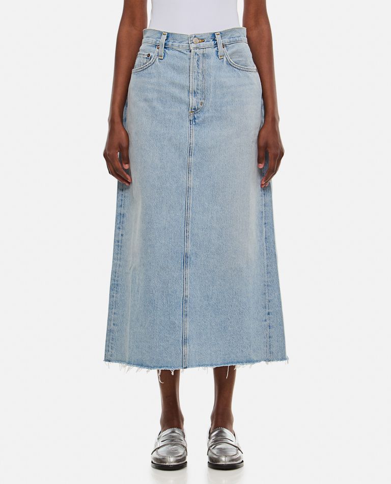 DELLA MIDI DENIM SKIRT for Women Agolde Biffi