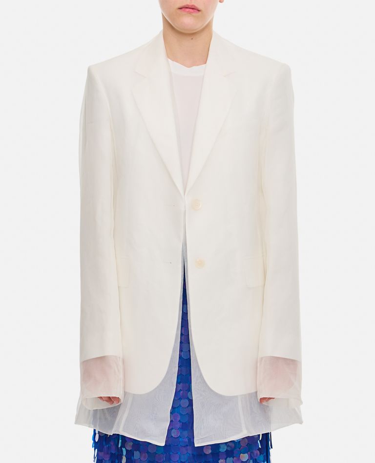 ジャケット SPORTMAX White Silk Acacia1234 Blazer ACACIA SINGLE BREASTED BLAZER for Women - Sportmax | Biffi