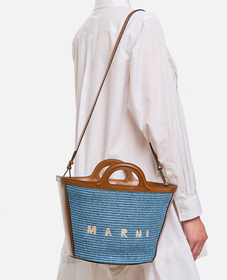 SMALL TROPICALIA RAFFIA BAG for Women - Marni sale | Biffi