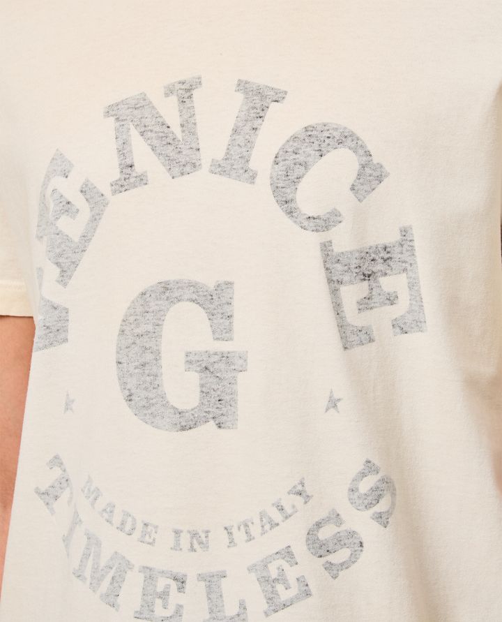 Golden Goose - T-SHIRT IN COTONE CON STAMPA_4