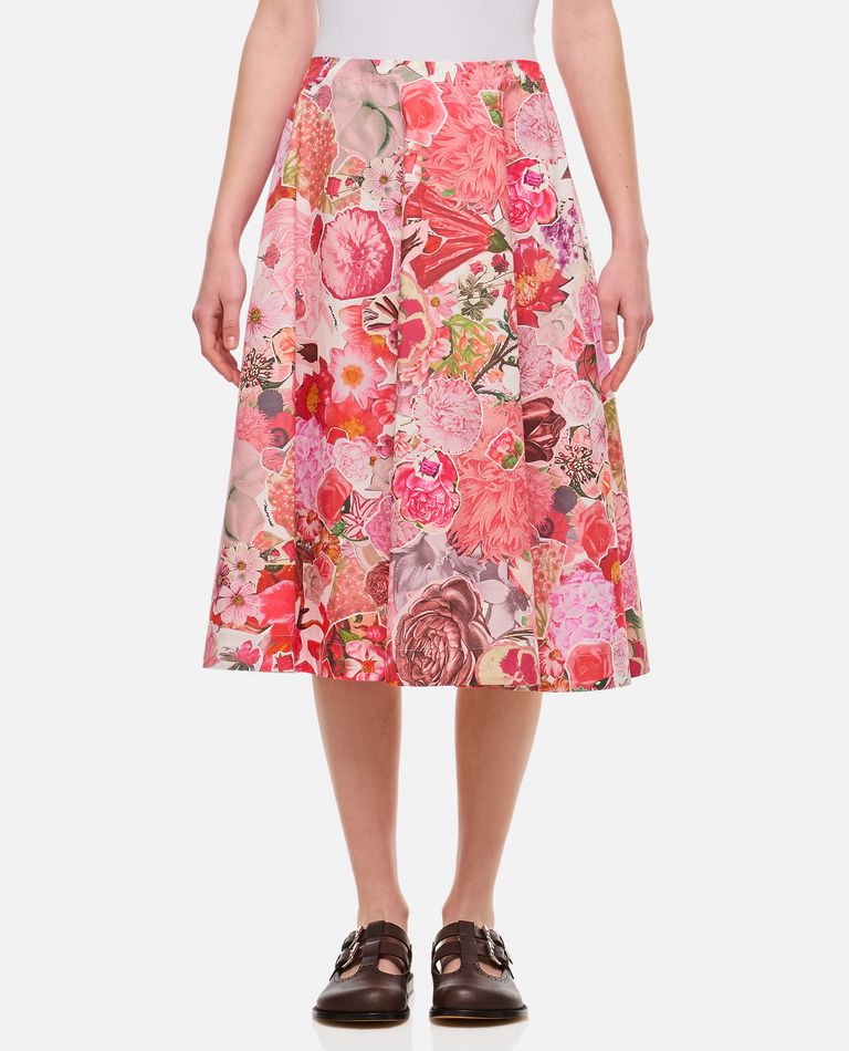 Shop Marni Pattern Skirt In Multicolor