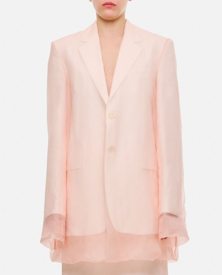 Shop Sportmax Acacia Single Breasted Blazer In Rose