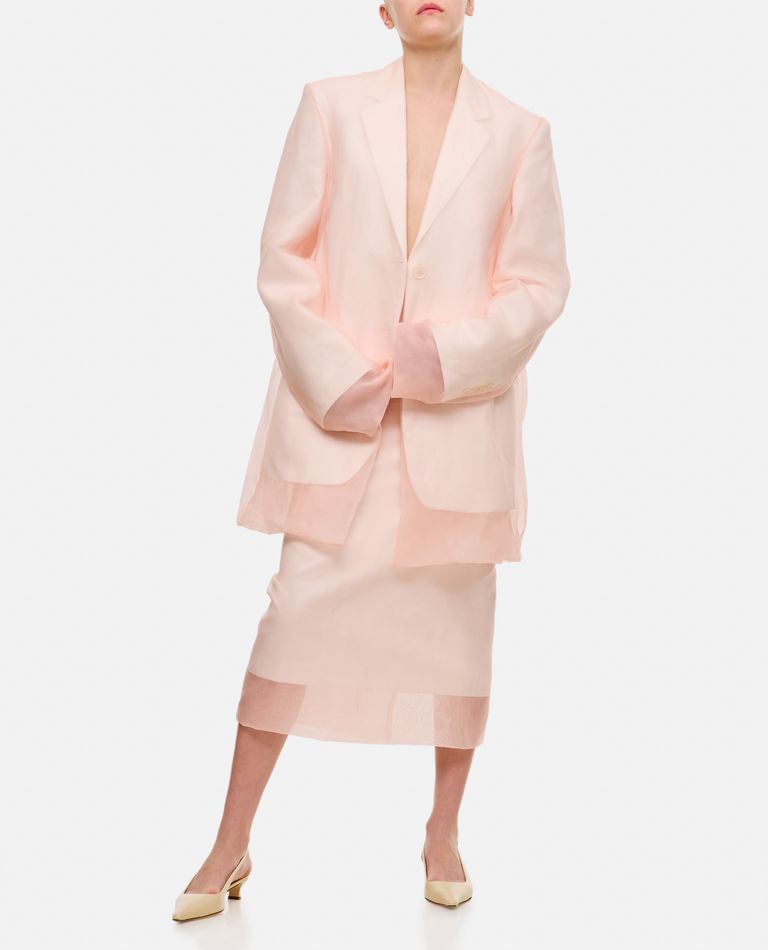 Shop Sportmax Acacia Single Breasted Blazer In Rose