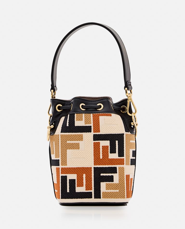 【本物新品保証】 EMBROIDERY CANVAS TRESOR MON MINI BAG Biffi | Fendi - Women for リール