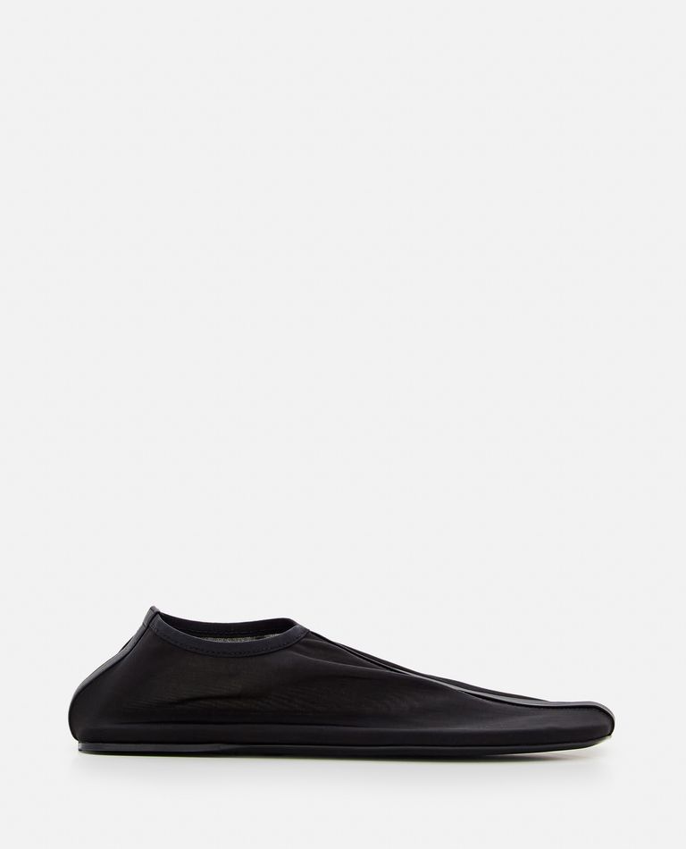 Shop Christopher Esber Mesh Flat In Black