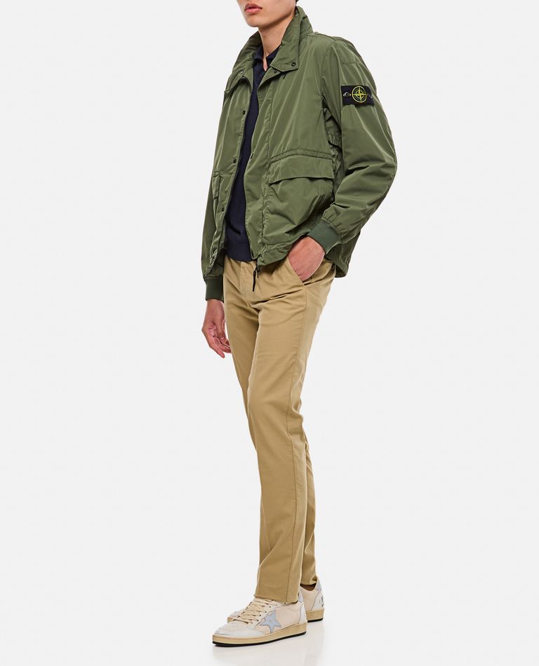 Shop Stone Island Jacket In Green