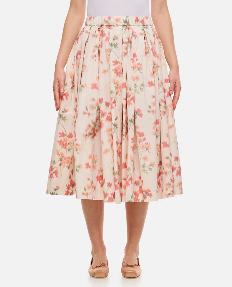 Shop Casey & Casey Double Rideaux Skirt In Rose