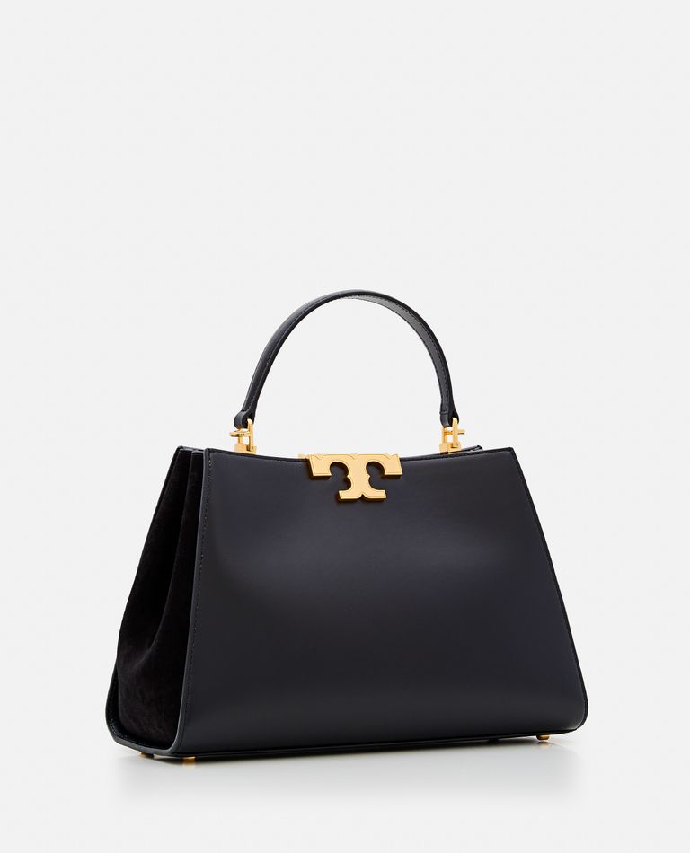 Shop Tory Burch Eleanor Leather Bag In Black