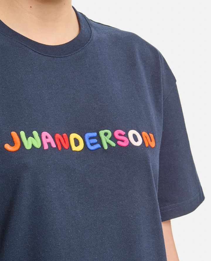 JW Anderson - JW ANDERSON X CLAY LOGO EMBROIDERY UNISEX T-SHIRT_4