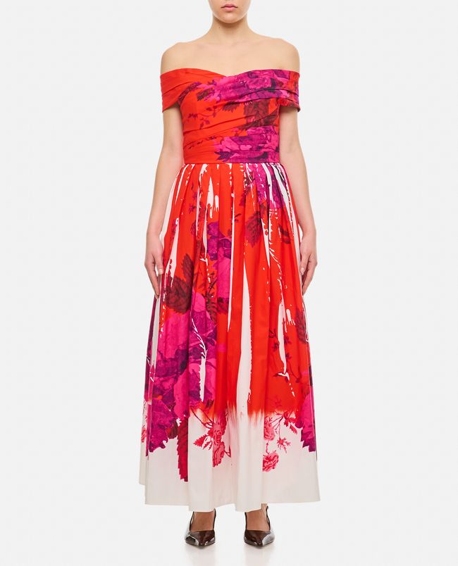 OFF SHOULDER FULL SKIRT COCKTAIL DRESS for Women - Erdem sale | Biffi OFF SHOULDER FULL SKIRT COCKTAIL DRESS for Women - Erdem sale | Biffi