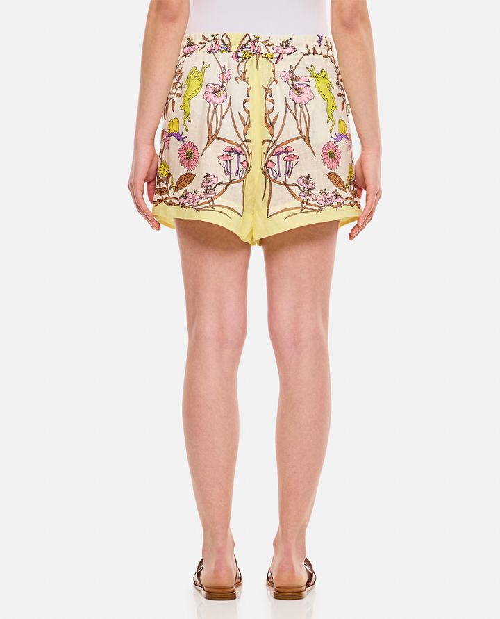 Tory Burch - SHORTS CAMP IN LINO STAMPATO_3