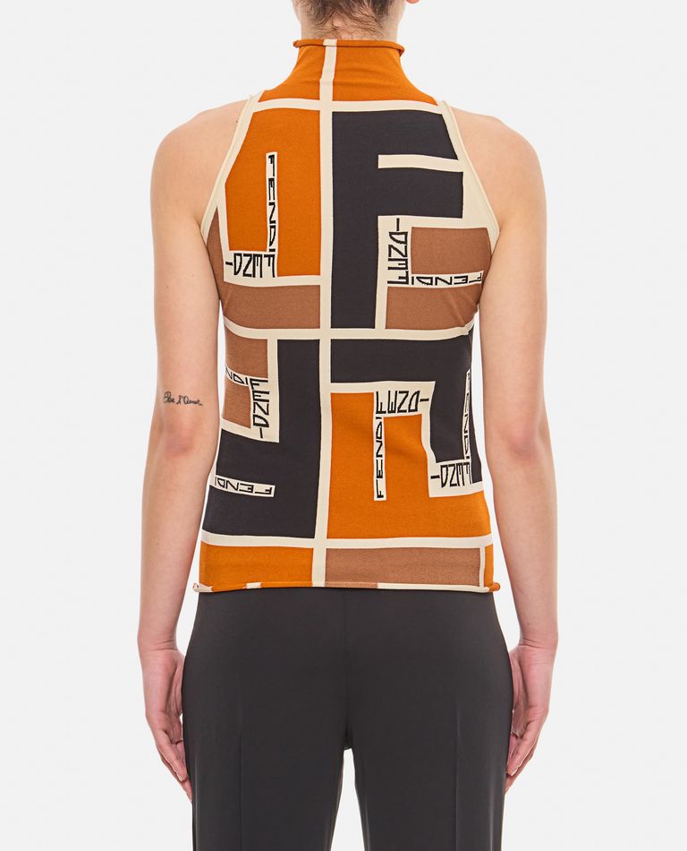 SLEEVELESS PUZZLE TOP for Women Fendi Biffi