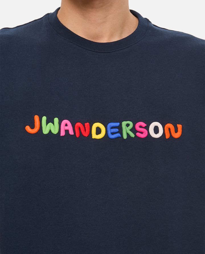 JW Anderson - JW ANDERSON X CLAY T-SHIRT UNISEX LOGO RICAMATO_8