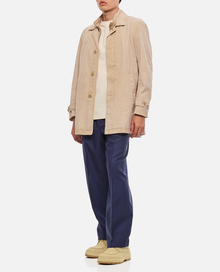 Shop Fay Morning Trench Coat In Beige