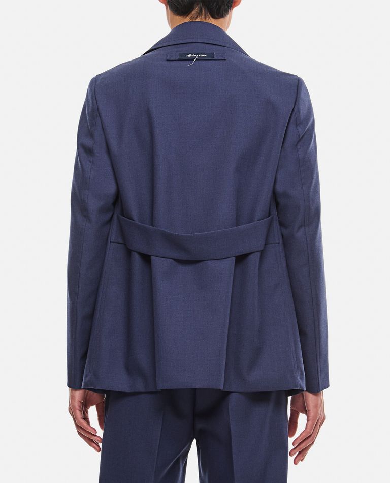 DYED WOOL JACKET for Men - Fendi | Biffi