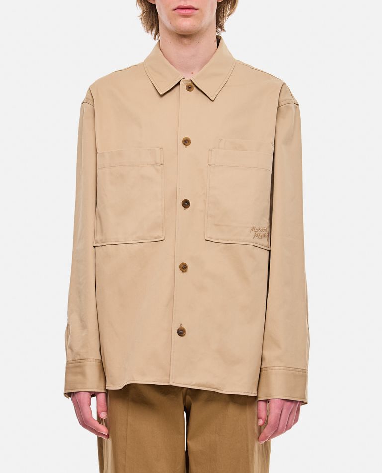 COTTON OVERSHIRT for Men - Maison Kitsuné sale | Biffi