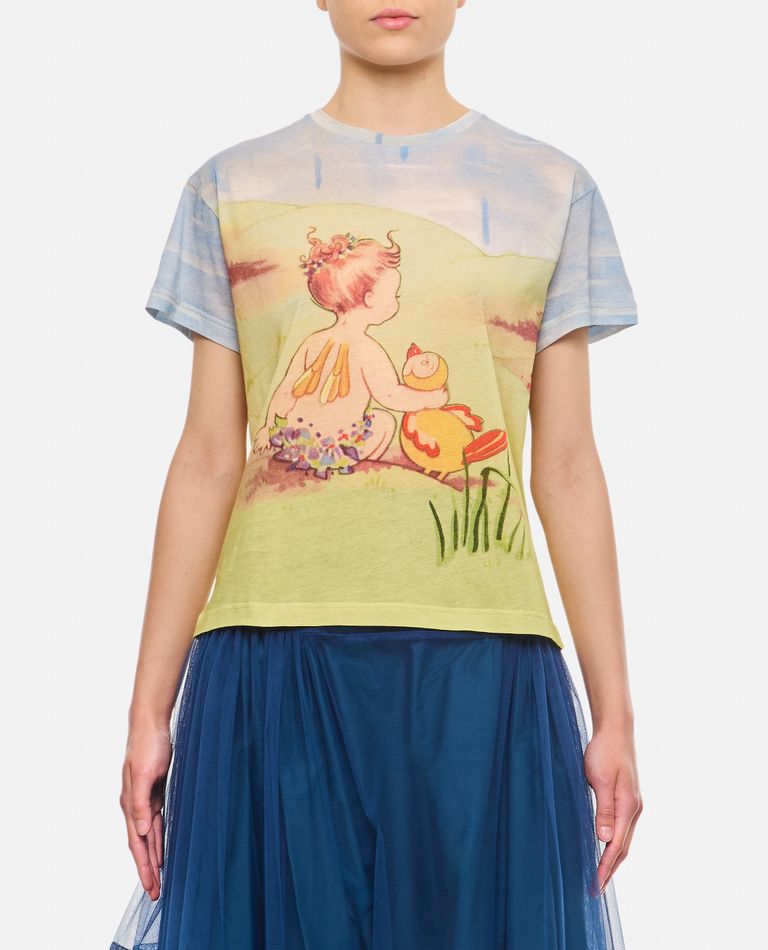 Molly Goddard Dolly Jersey T-shirt In Multicolor