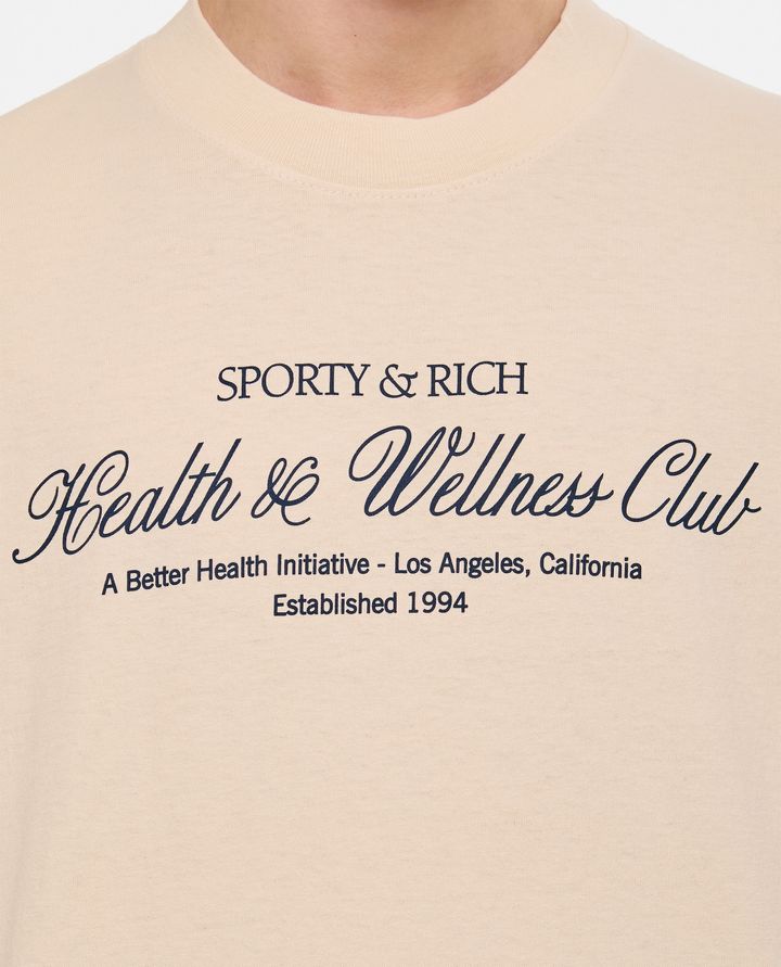 Sporty & Rich - H&W CLUB COTTON T-SHIRT_4