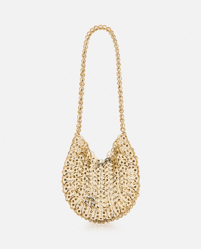 Shop Rabanne 1969 Moon Shouder Bag In Gold