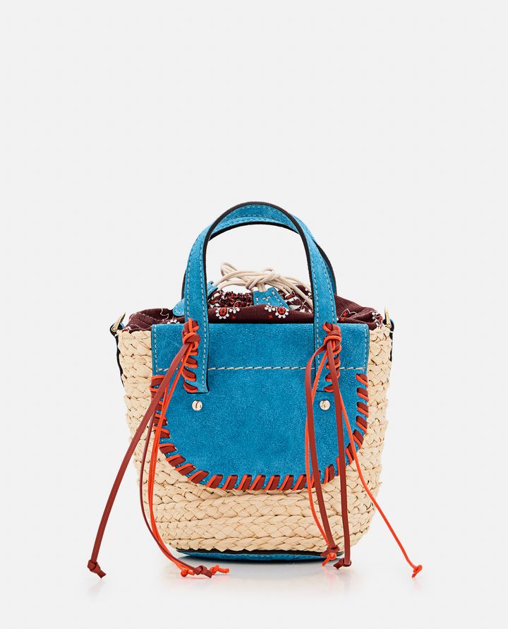 Cuba Lab - HABANERA BANDANA STRAW AND SUEDE HANDBAG_4