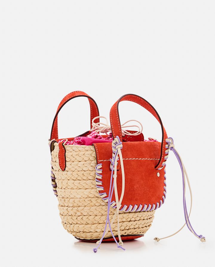 Cuba Lab - HABANERA BANDANA STRAW AND SUEDE HANDBAG_2