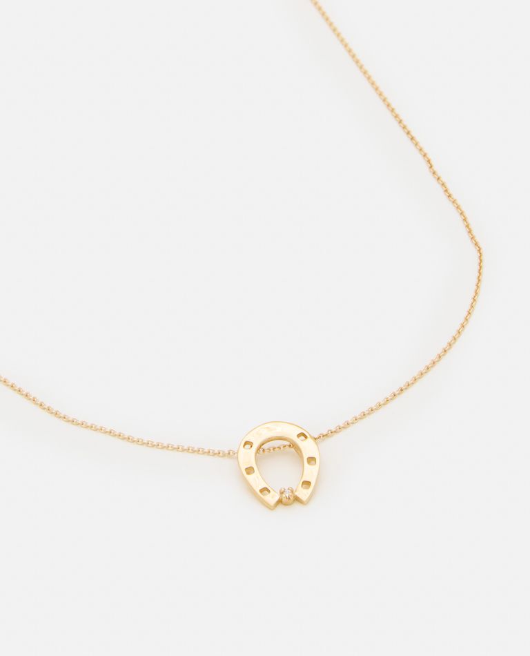 Shop Aliita 9k Gold Horseshoe Brillante Necklace