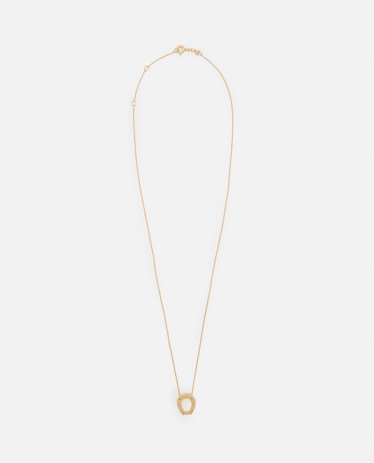 Shop Aliita 9k Gold Horseshoe Brillante Necklace