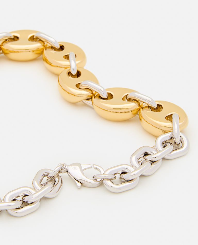 Rabanne Gold And Silver Necklace In Gold