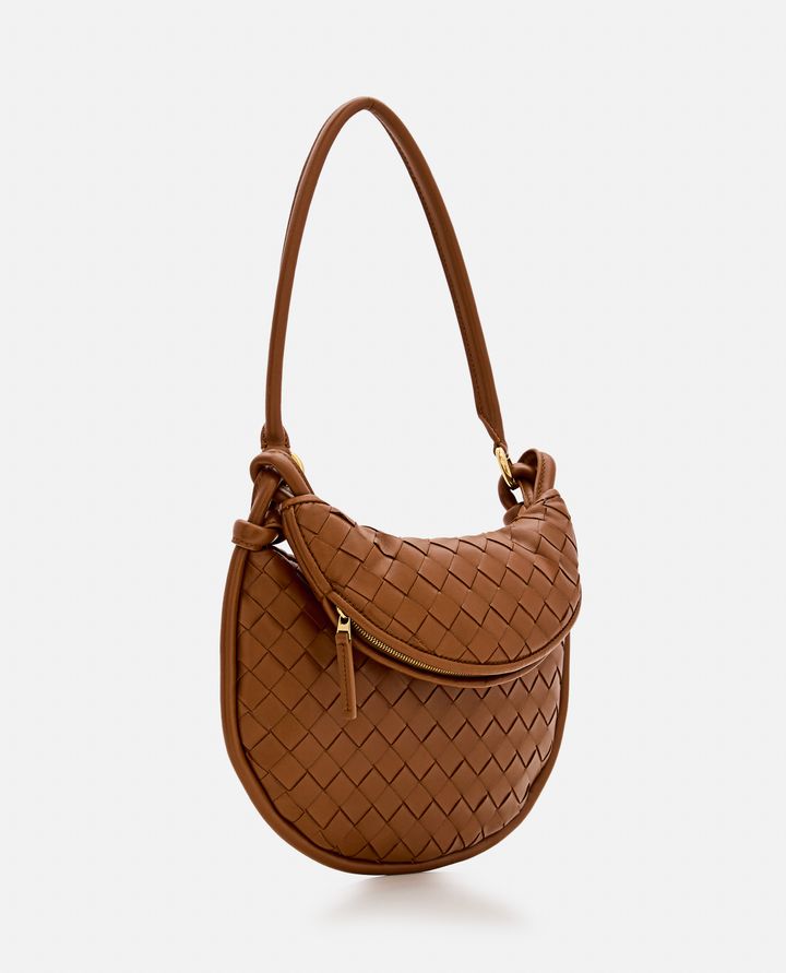 Bottega Veneta - SMALL GEMELLI LEATHER SHOULDER BAG_2