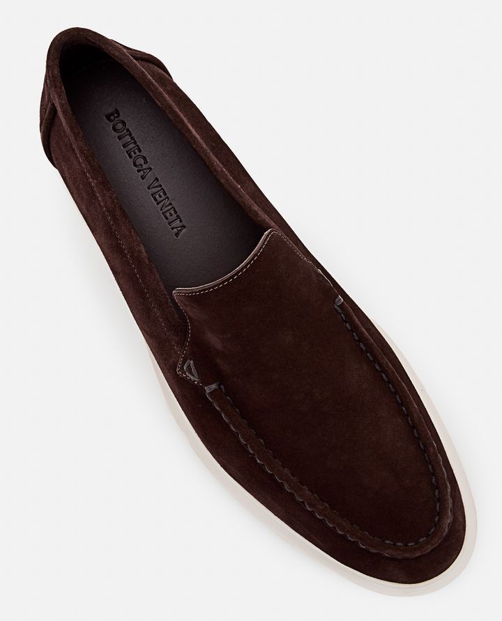 Bottega Veneta - ASTAIRE SUEDE LOAFERS_4