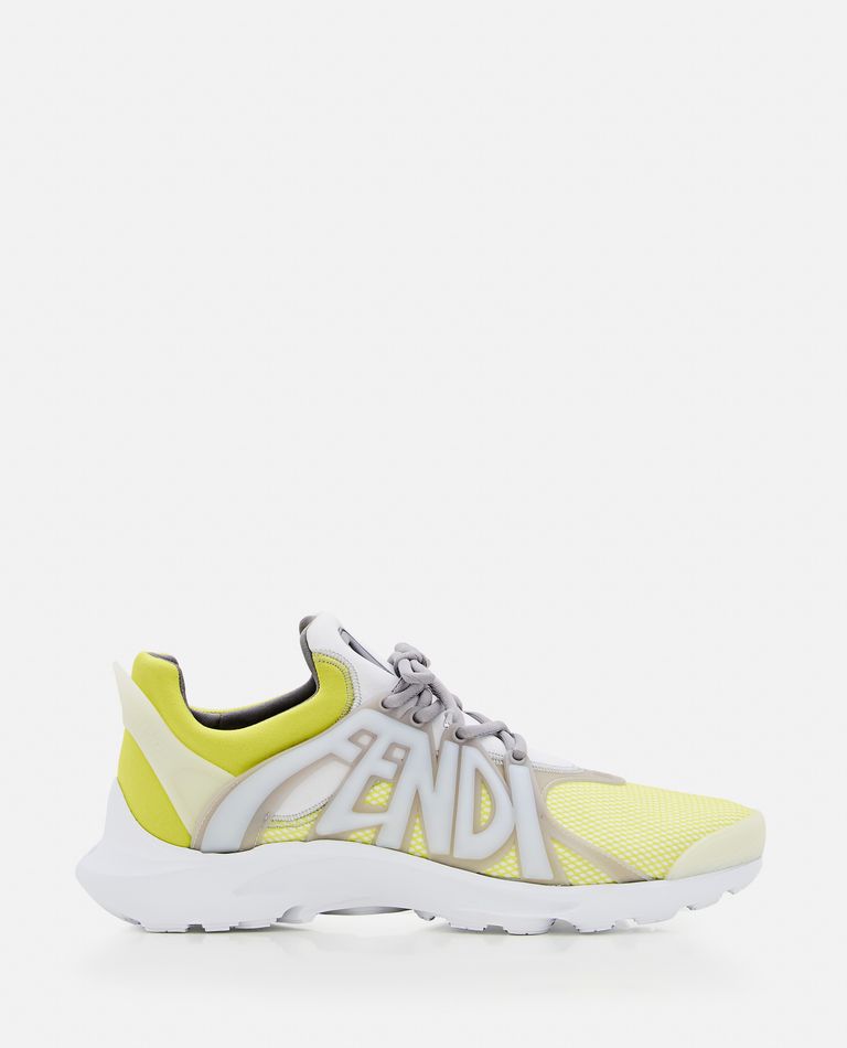 Shop Fendi Sneakers  Tag In Yellow