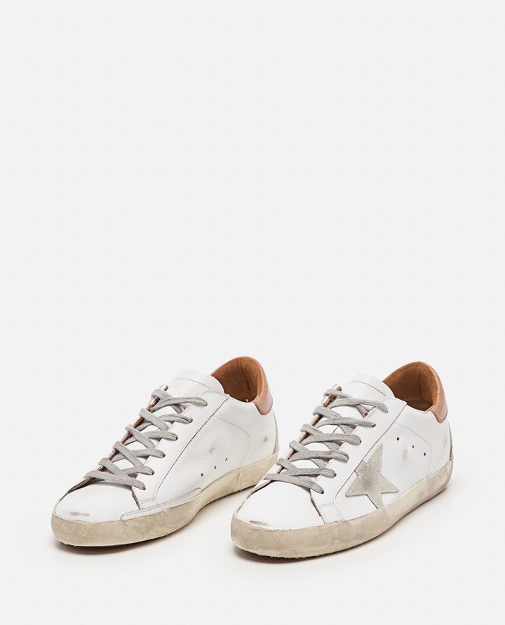 Golden Goose - SUPER STAR LEATHER SNEAKERS_3
