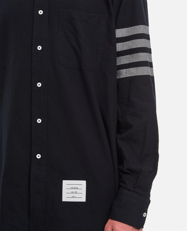 Thom Browne - TONAL 4 BAR COTTON SHIRT_6