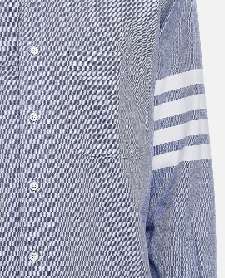 Thom Browne - CLASSIC 4BARS COTTON SHIRT_6