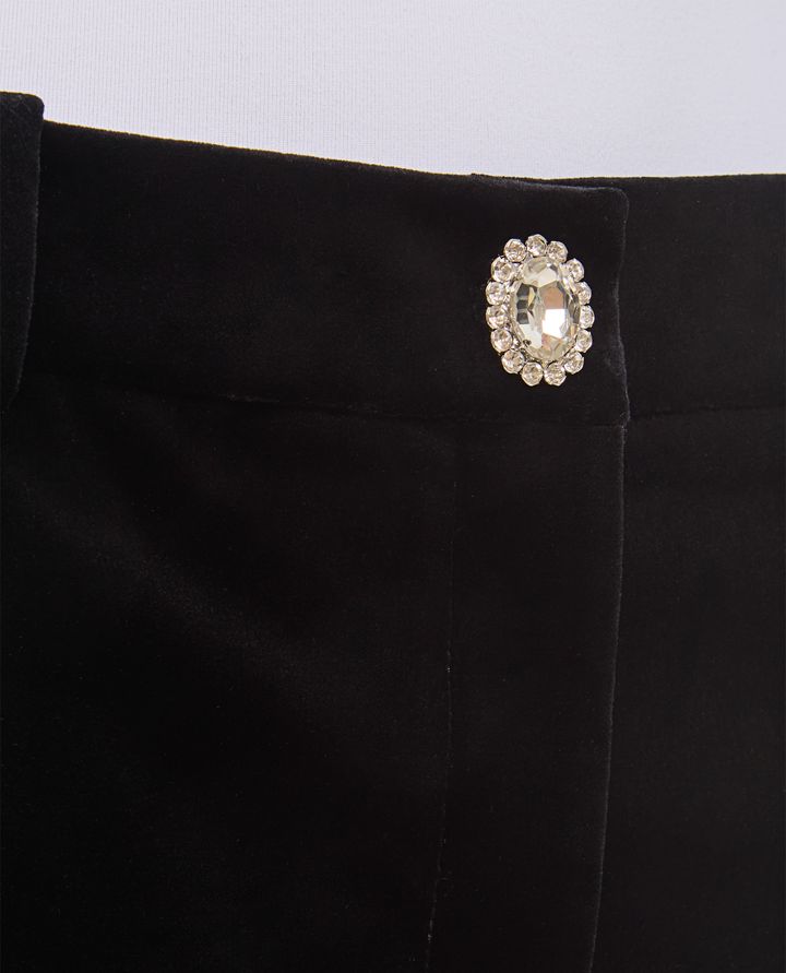 Rabanne - STRAIGHT VELVET PANTS_4