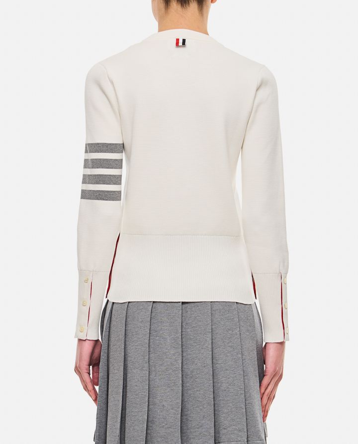 Thom Browne - MILANO STITCH CLASSIC CREW NECK PULLOVER_3