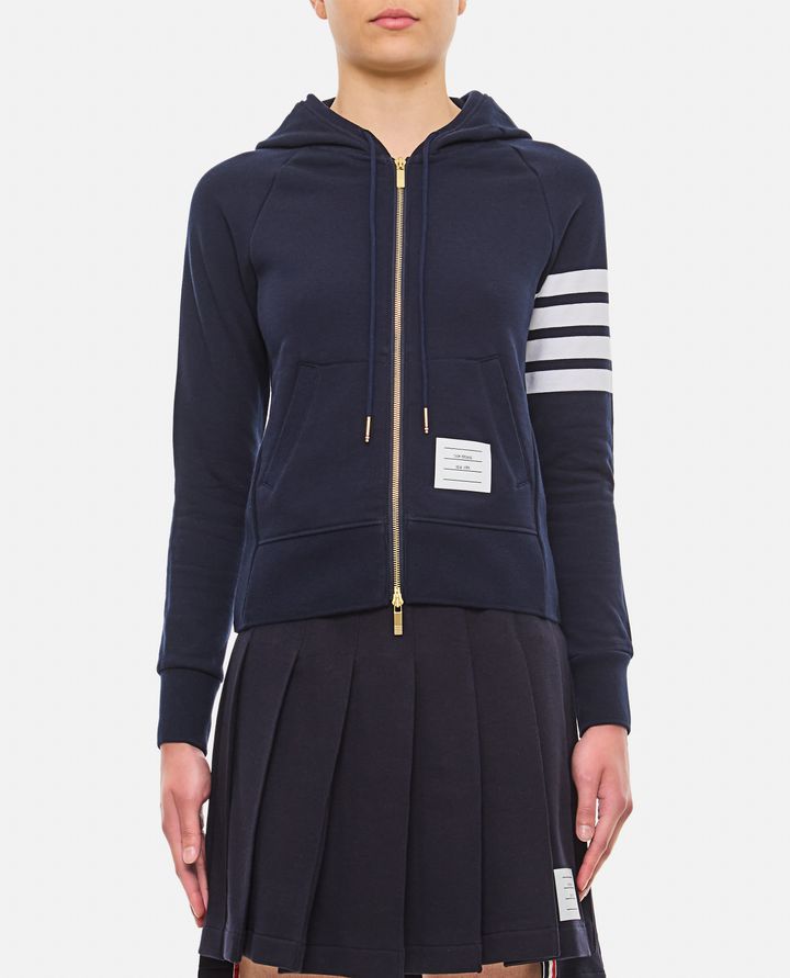 Thom Browne - FRONT ZIPPED HOODIE_1