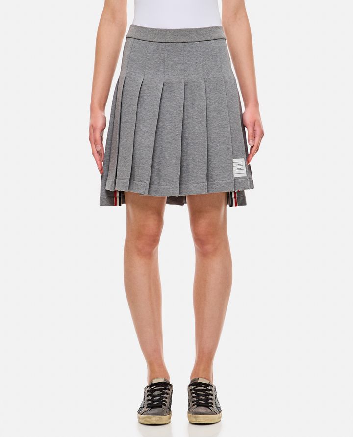 Thom Browne - MINI COTTON PLEATED SKIRT_1