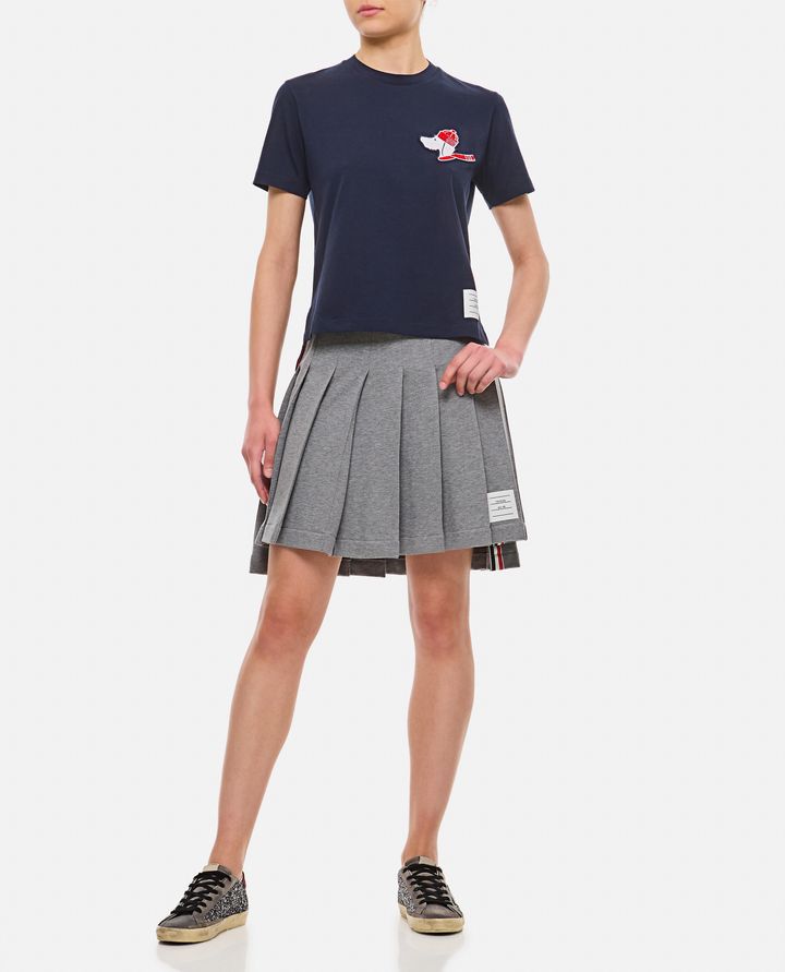 Thom Browne - MINI COTTON PLEATED SKIRT_2